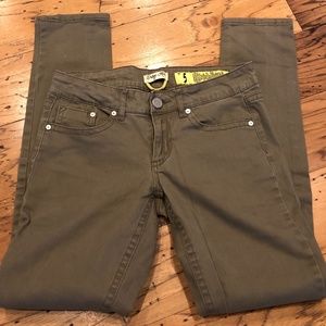 Indigo Rein Khaki Skinny Pants